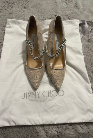 Zapatos Jimmy Choo Plataforma Cristales