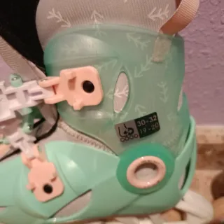 Patines en línea color verde menta 30/32