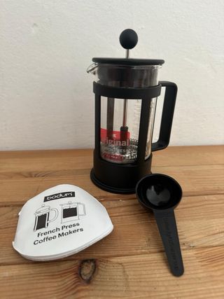 Cafetera Bodum Kenya 3 tazas 0,35L negra