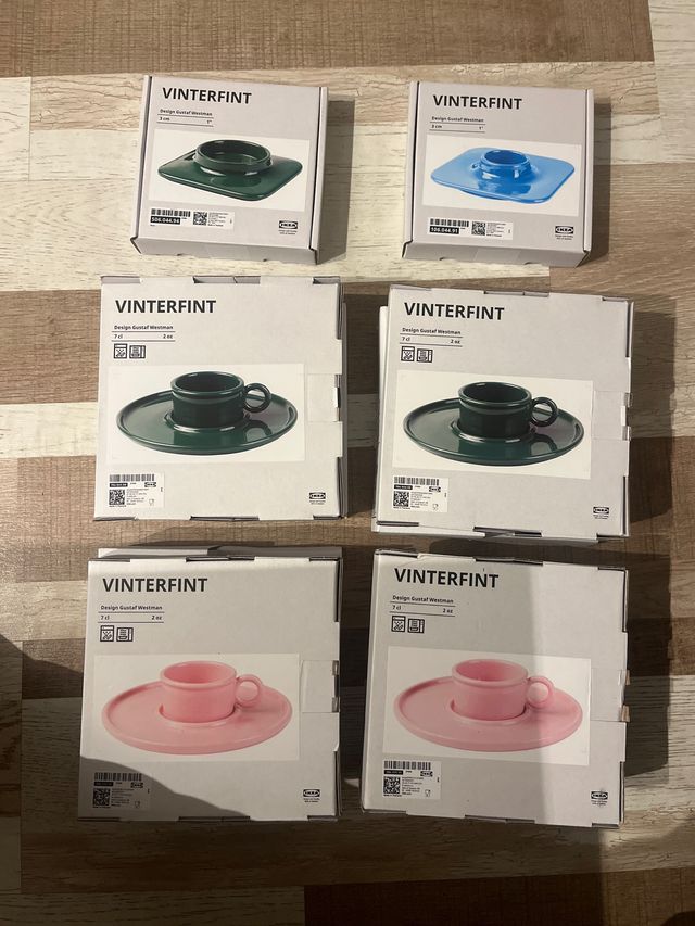 Tazze e piatti Vinterfint IKEA x Gustaf Westman