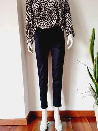 Springfield Pantalón T S 36 negro pitillo