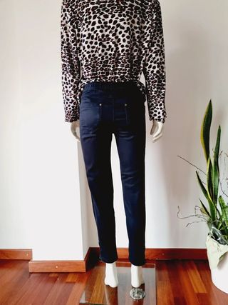 Springfield Pantalón T S 36 negro pitillo