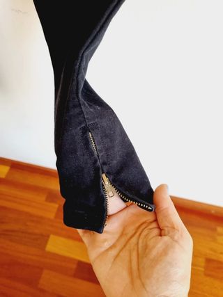 Springfield Pantalón T S 36 negro pitillo