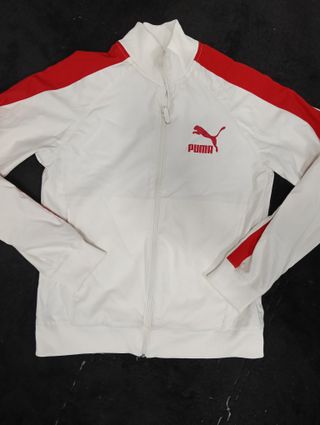 Chaqueta Puma Blanca y Roja