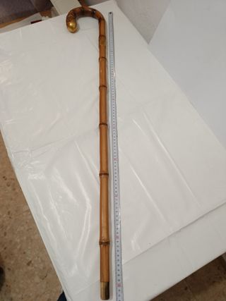 Bastón Dandy Caballero Bambú Dorado