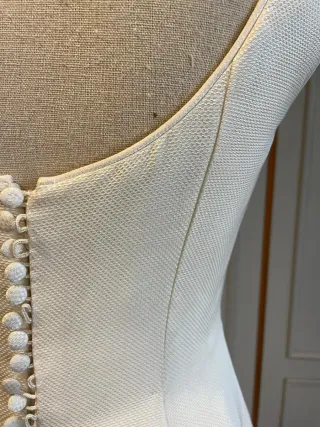 Vestido de Novia Blanco roto Rosa Clara