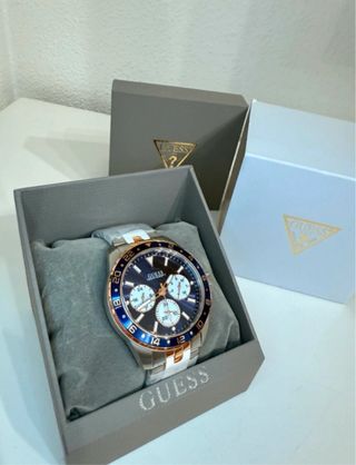 Reloj Guess Hombre negro y bronce