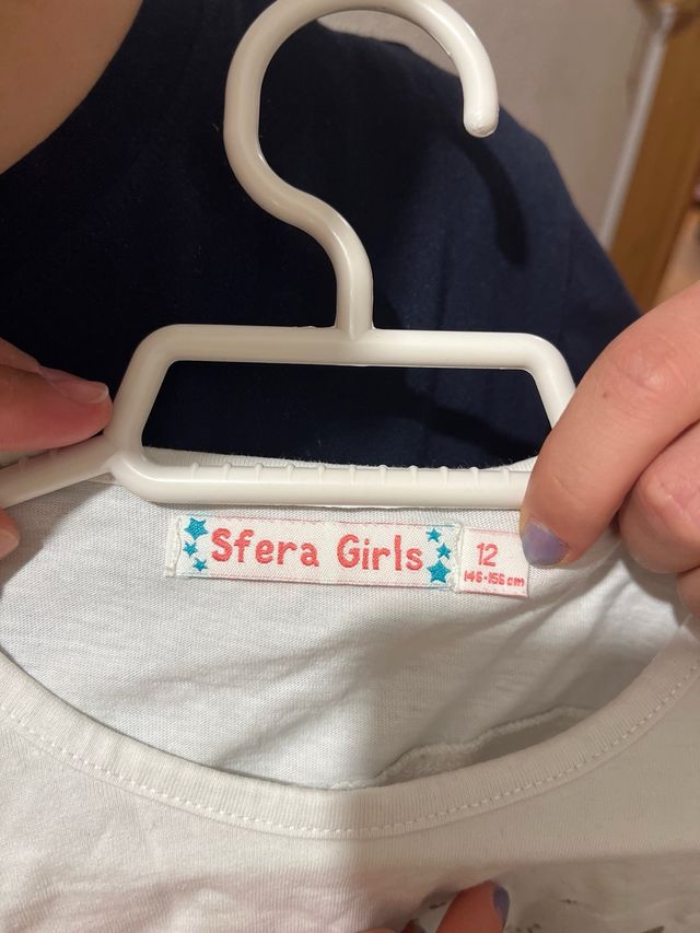 Camiseta blanca manga larga con hada