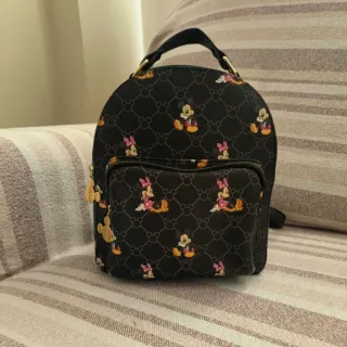 Mochila Minnie y Mickey Disney Negra