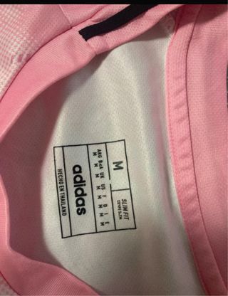Camiseta Real Madrid Rosa Adidas Talla M