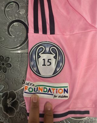 Camiseta Real Madrid Rosa Adidas Talla M
