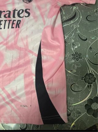 Camiseta Real Madrid Rosa Adidas Talla M