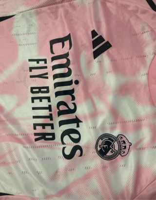 Camiseta Real Madrid Rosa Adidas Talla M