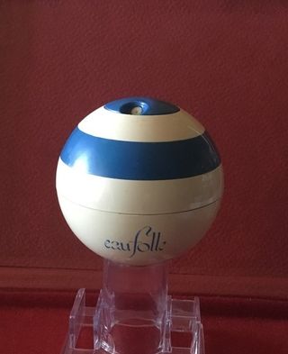 Bola Vintage Recargable Azul y Blanca