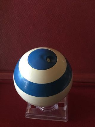 Bola Vintage Recargable Azul y Blanca