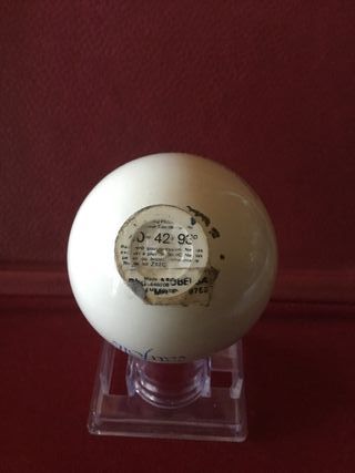 Bola Vintage Recargable Azul y Blanca