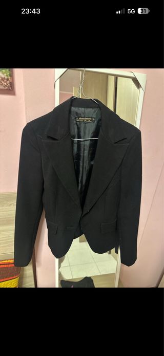 Giacca elegante Rinascimento nera