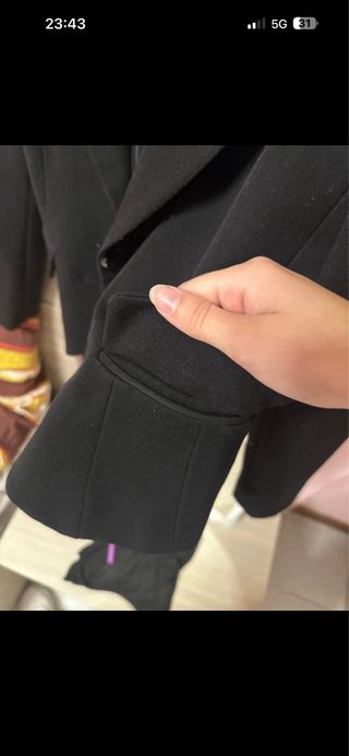 Giacca elegante Rinascimento nera