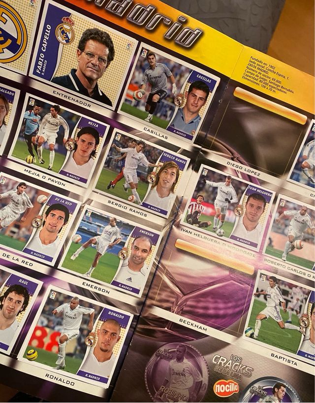 Álbum y cromos fútbol Liga 2006/2007