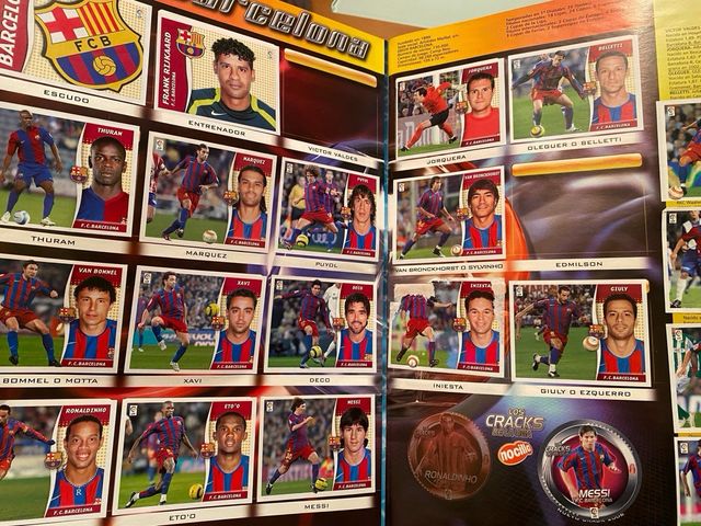 Álbum y cromos fútbol Liga 2006/2007