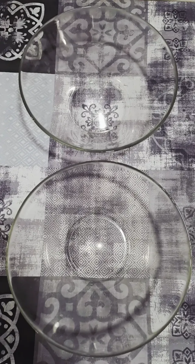 Ensaladera de cristal