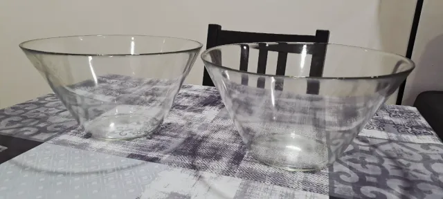 Ensaladera de cristal