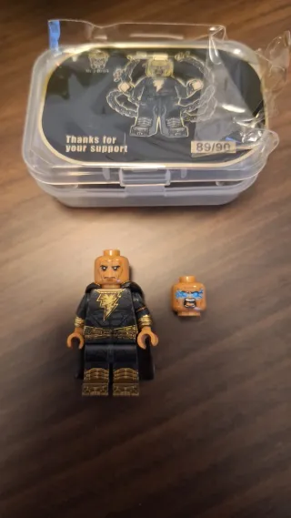 Lego Black Adam Custom - Figura e Cabeça