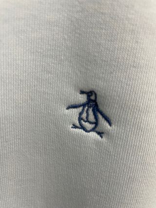 Sudadera Penguin Media Cremallera Azul  XXL
