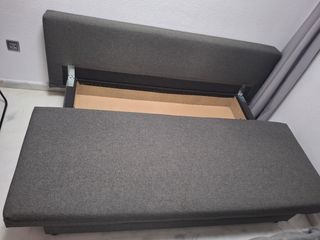 Sofá Cama Asarum Ikea Gris