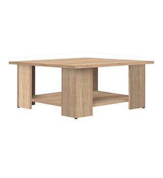 Mesa de centro cuadrada Symbiosis Roble
