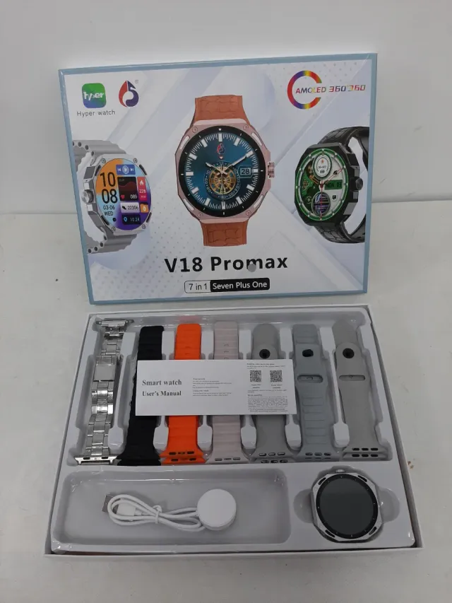 Smartwatch V18 Promax 7 en 1 Hyper Watch