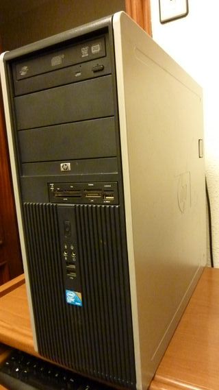 Ordenador HP Torre Negro/Plata