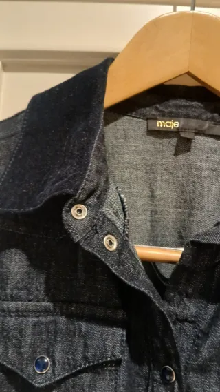 Vestido vaquero marca Maje talla 1 (tallaje marca)