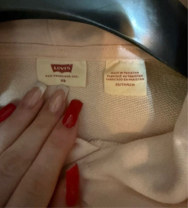 Felpa Levi's donna con cappuccio rosa