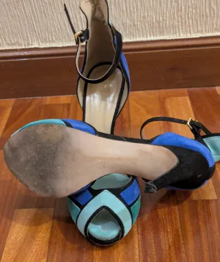 Sandalias Zara Tacon Colores