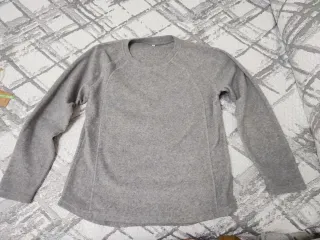 Sudadera polar gris mujer XL