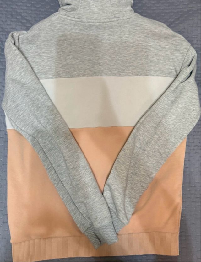 Felpa Fila con cappuccio donna grigio/rosa