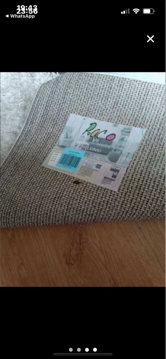 Alfombra Shaggy Diseño Geométrico 200*280