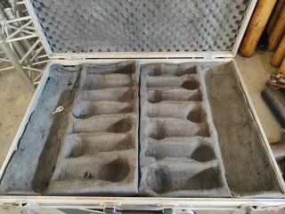 Maleta para micrófonos 