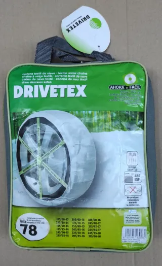 Cadenas textiles para nieve DRIVETEX talla 78