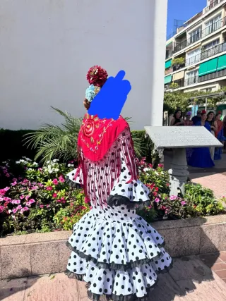 Vestido de flamenca lunares