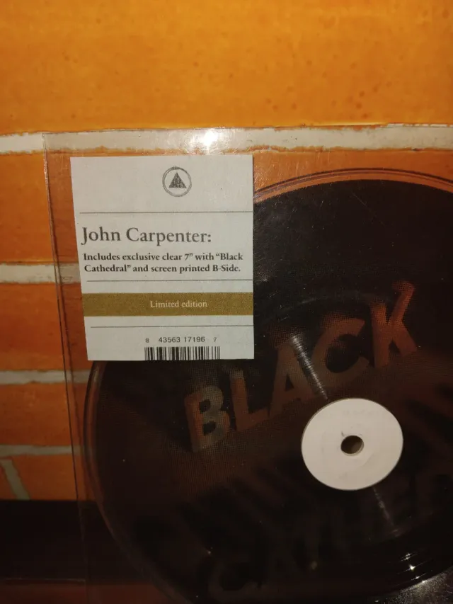 LP 7" John Carpenter - Black Cathedral