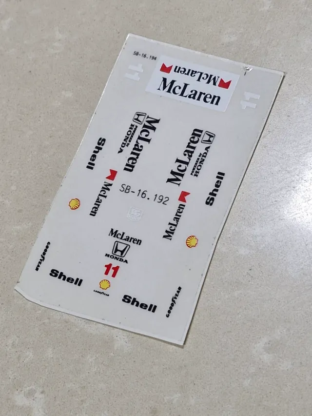 Scalextric calcas McLaren Honda 