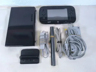 Nintendo Wii U Negra Completa