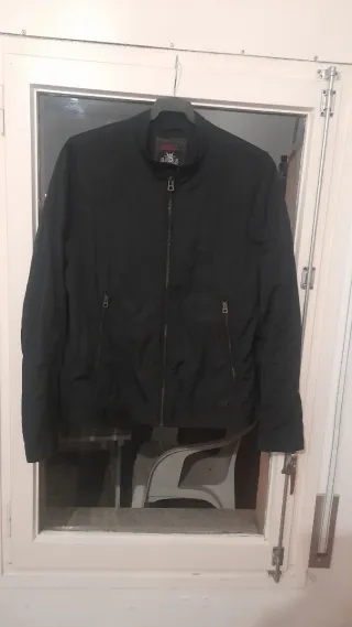 Chaqueta Bomber Negra Diesel Industry Ligera
