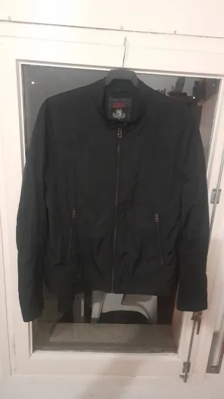 Chaqueta Bomber Negra Diesel Industry Ligera