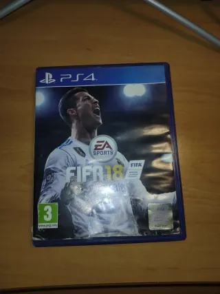 Caga de FIFA 18 PS4 con dos juegos