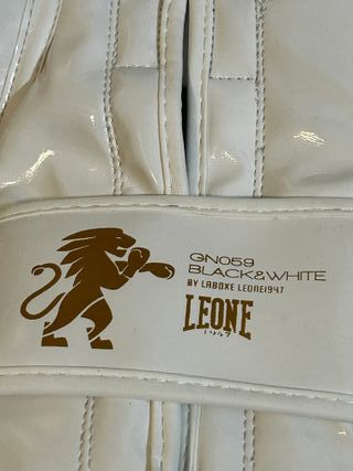 Guantes Boxeo Leone 1947 16oz Blanco