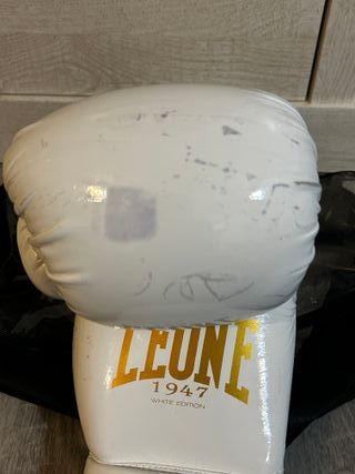 Guantes Boxeo Leone 1947 16oz Blanco