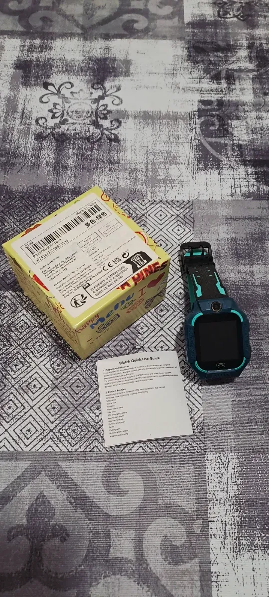 Reloj Digital Azul y Verde